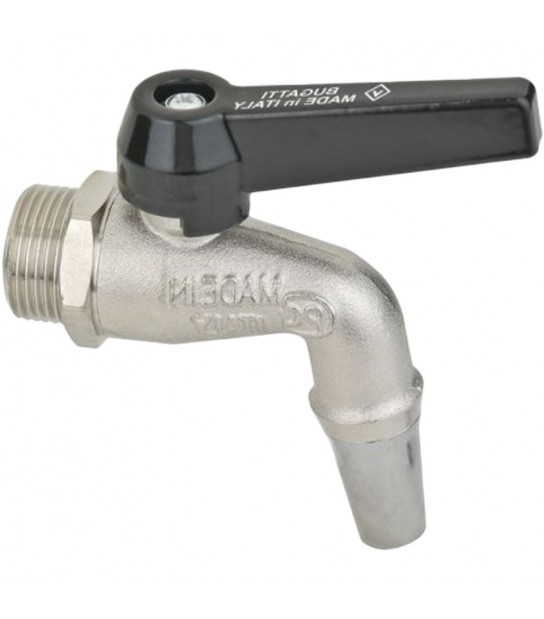 Rubinetto A Sfera Riempibottiglia Per Botti In Cemento E Vetroresina Bugatti 1/2