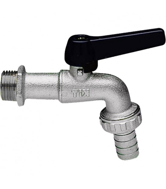 Rubinetto Portagomma A Sfera Leggero Eko Kit Con Leva In Alluminio 1/2