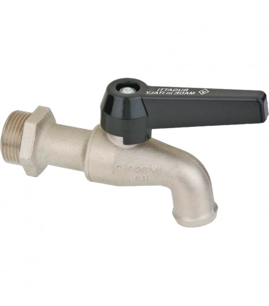 Rubinetto A Sfera Con Rompigetto E Leva In Alluminio Bugatti 1/2 - Dn10