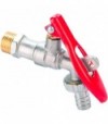 Rubinetto Portagomma A Sfera Con Leva Lucchettabile Bugatti 1/2 - Dn10