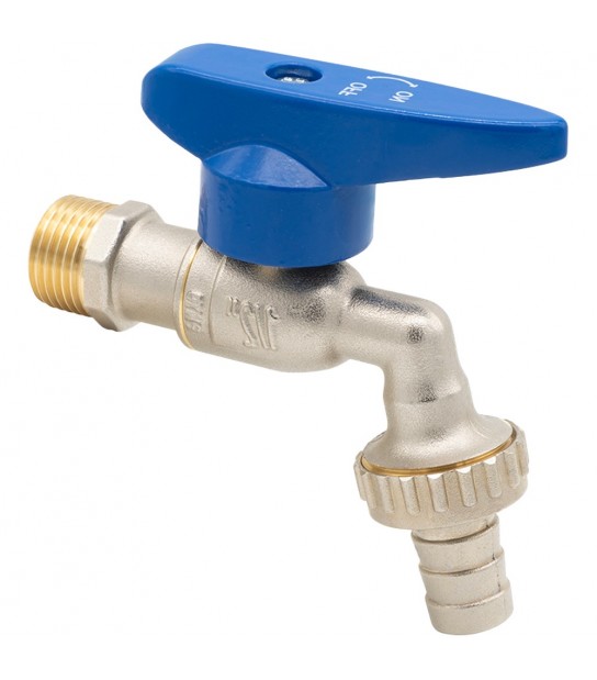 Rubinetto Portagomma A Sfera Antigelo Con Leva In Alluminio Icma 1/2