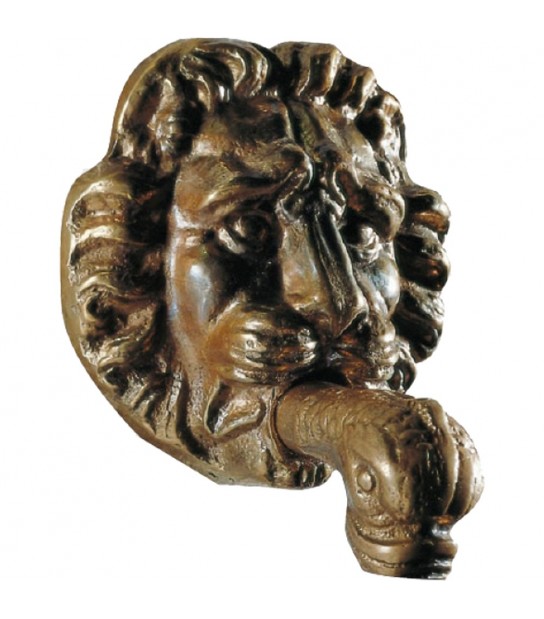 Erogatore Artistico Continuo Con Testa Di Leone 1/2 X L.100 Mm