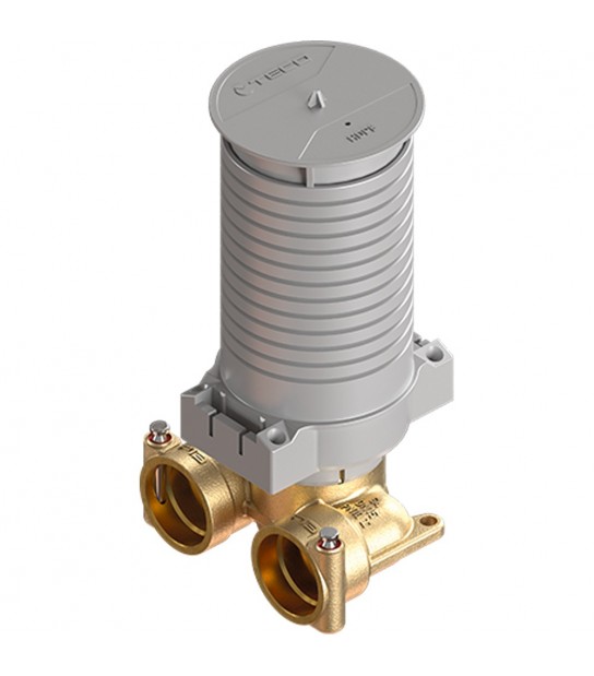 Rubinetto Di Intercettazione Da Incasso Filo Muro Ultra Versione U Teco Dn15 - F14