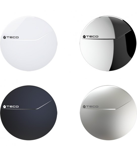 Placca Di Comando Interno A Filo Muro U03 Teco Nero