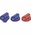 Kit Maniglie Di Ricambio Per Valvole Di Intercettazione K4.2/1/0 Teco 2 Blu (Alta + Bassa) + 1 Rossa