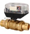 Valvola Di Zona A Sfera Motorizzata 2 Vie Con Servocomando E Rele Icma 11/4 M/M - 230V
