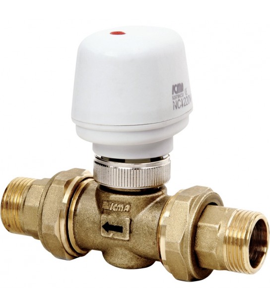 Valvola Di Zona 2 Vie A Pistone Con Attuatore Elettrotermico Icma 1 M - 230V