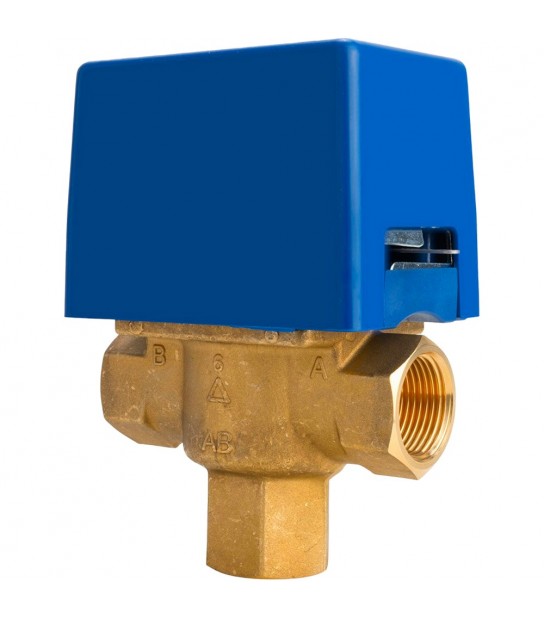 Valvola Di Zona Motorizzata 3 Vie Con Ritorno A Molla Per Circuiti Idraulici 1 - Pn10