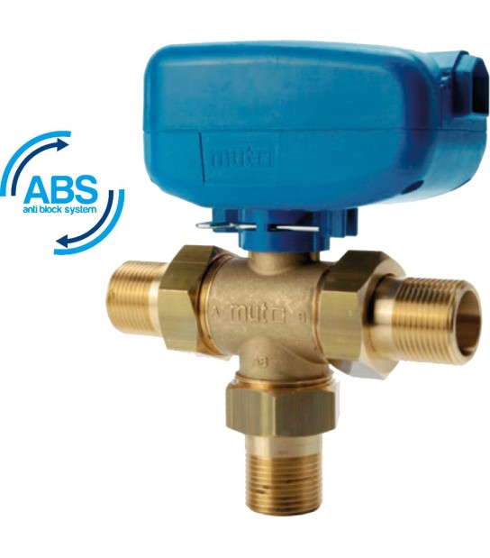 Valvola Deviatrice/Miscelatrice Motorizzata A 3 Vie Tmo 3 1/2 - Pn10