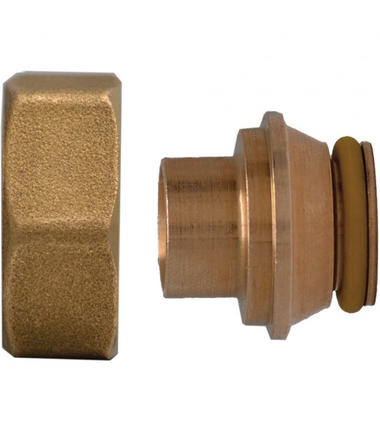 Raccordo Rame A Saldare In Bronzo Teco 3/4 X D.14 Mm