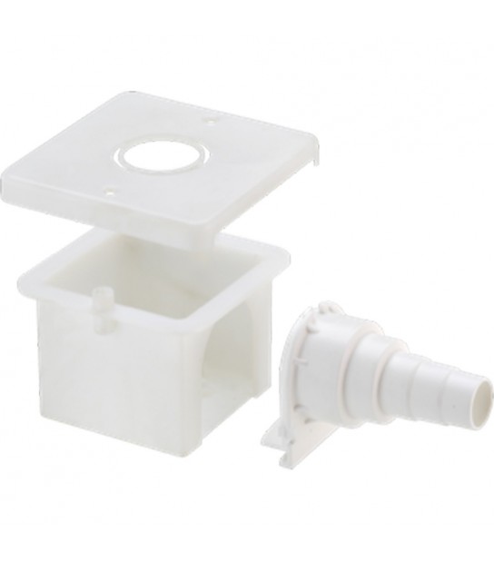 Scatola Ad Incasso Per Gomiti Flangiati Gas 90X90 Mm