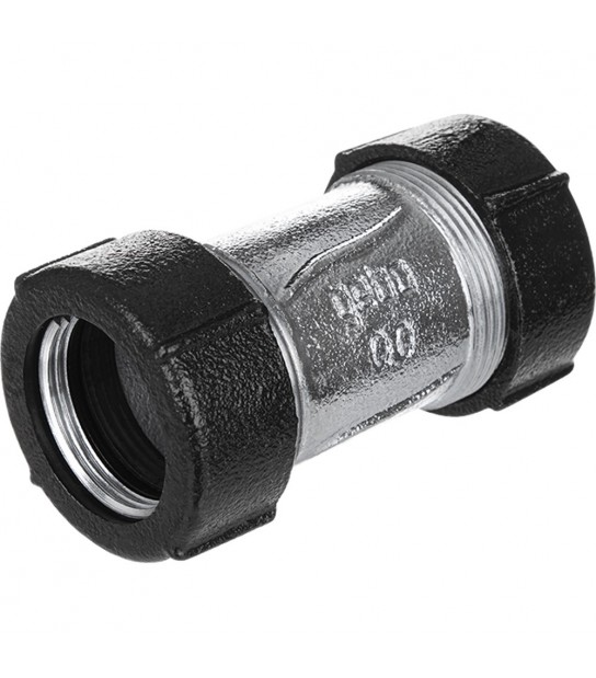 Raccordo Doppio A Compressione In Ghisa D.47,9-51,5 Mm