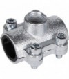 Staffa Di Derivazione In Ghisa Per Tubi In Acciaio D.48,3 Mm (11/2) X 3/4