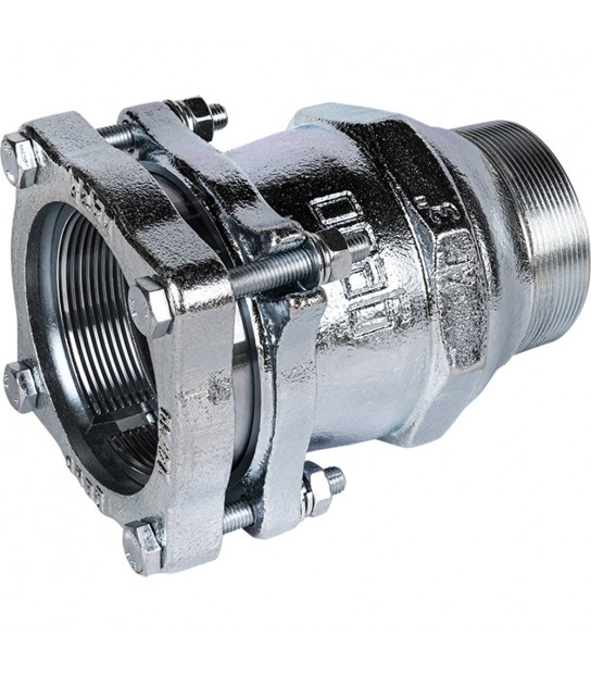 Raccordo A Compressione In Ghisa Maschio Flangiato 4 X D.114,3 Mm - Dn100