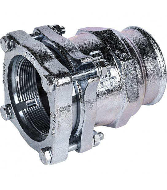 Raccordo A Compressione In Ghisa Femmina Flangiato 4 X D.114,3 Mm - Dn100