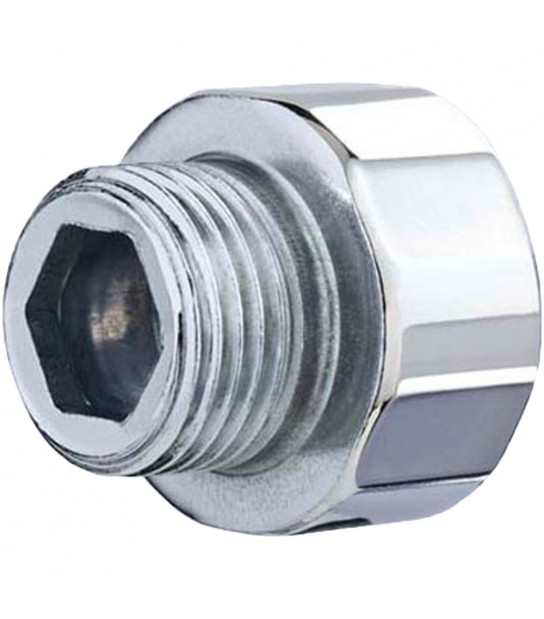 Prolunga Ridotta Maschio/Femmina In Acciaio Zincato Oter 3/8M X 1/2F - 15 Mm