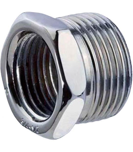 Riduzione Con Vite Maschio/Femmina In Acciaio Zincato Oter 1/2M X 3/8F
