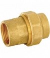 Raccordo Diritto Femmina In Ottone A Compressione Per Tubo Pe/Pehd/Pex Valvofit D.63 X 2 F