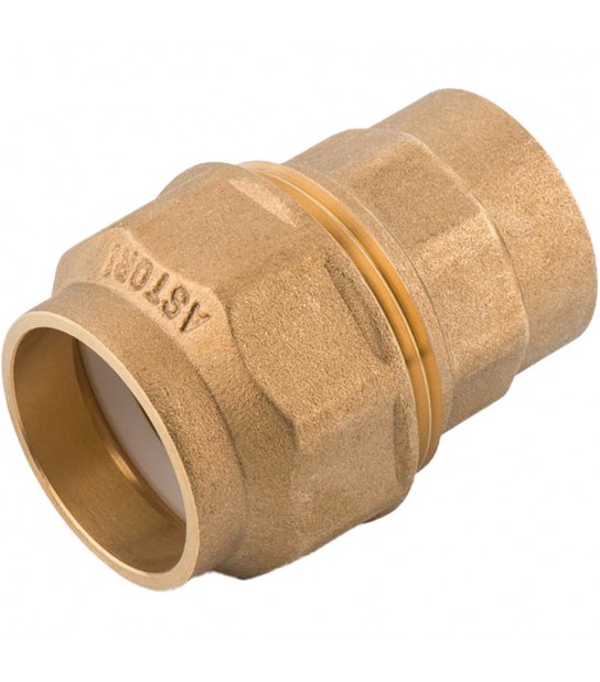 Raccordo Diritto Femmina Per Polietilene Con Anello In Resina 11/2 X D.50 Mm
