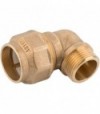 Gomito Maschio Per Polietilene Con Anello In Resina 11/4 X D.40 Mm
