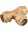 Tee Triplo Per Polietilene Con Anello In Resina D.40X40X40 Mm