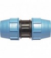 Manicotto Doppio A Compressione Per Accoppiamento Tubo Polietilene Unidelta D.25X25 - Pn16