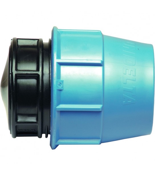 Tappo Di Fine Linea A Compressione Per Tubo Polietilene Unidelta D.75 - Pn16