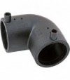 Gomito A 90° Elettrosaldabile Per Tubo Polietilene Acqua E Gas Unidelta D.75 Mm