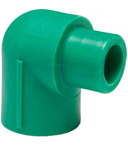 Gomito A 90° Maschio/Femmina In Ppr Verde Pn25 D.20X20 Mm