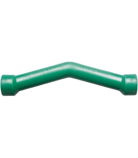 Sorpasso Con Terminali Femmina/Femmina In Ppr Verde Pn25 D.20X20 - L.180 Mm