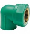 Gomito A 90° Filettato Femmina In Ppr Verde Pn25 D.25 X 3/4F
