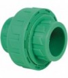 Raccordo A Tre Pezzi Pn10 In Ppr Verde D.25X25 Mm
