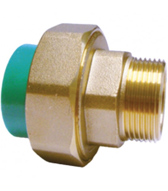 Giunto Con Ghiera Filettata Maschio Pn 25 In Ppr D.32 X 1M