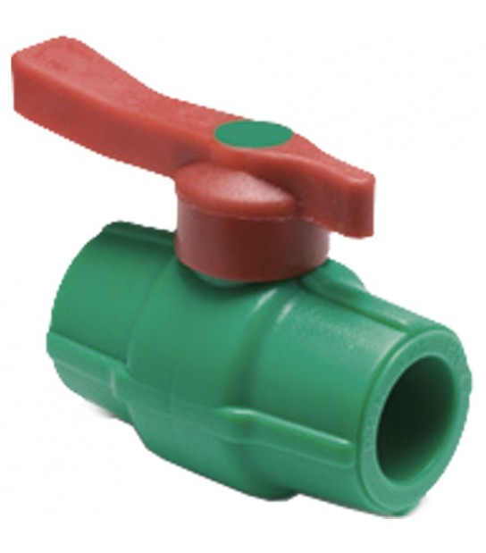 Valvola A Sfera In Ppr Verde D.32 Mm