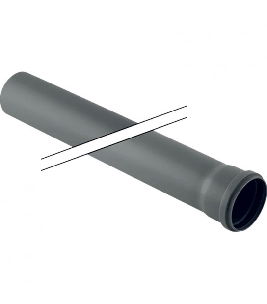 Tubo A Innesto 1 Bicchiere D. 40 In Pp-Hts Geberit 2000 Mm