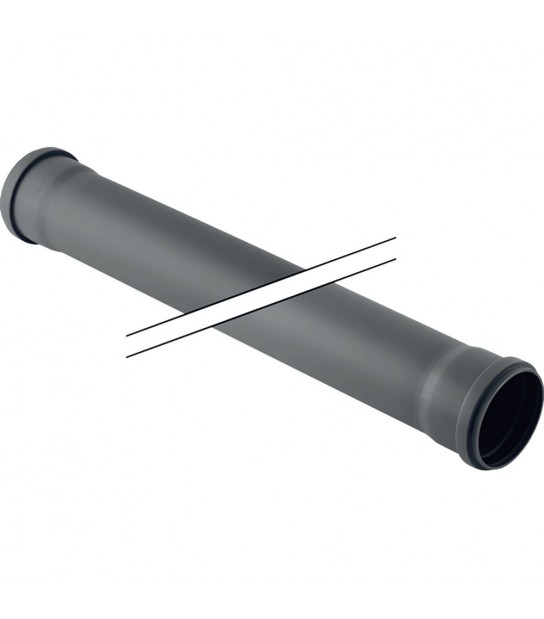 Tubo A Innesto 2 Bicchieri D. 32 In Pp-Hts Geberit 500 Mm