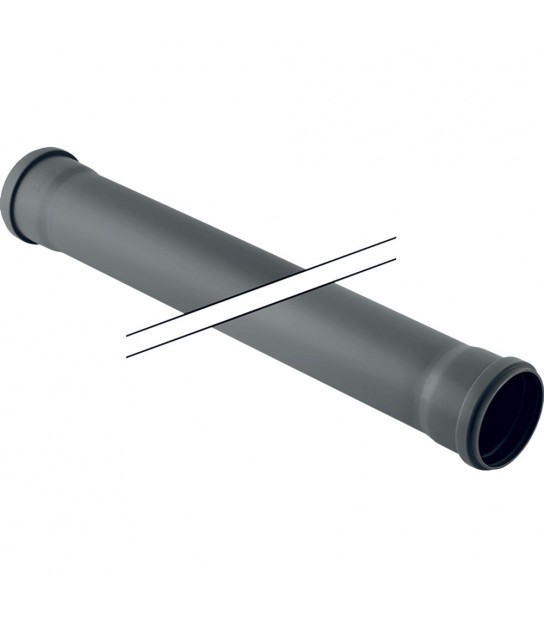 Tubo A Innesto 2 Bicchieri D. 40 In Pp-Hts Geberit 500 Mm