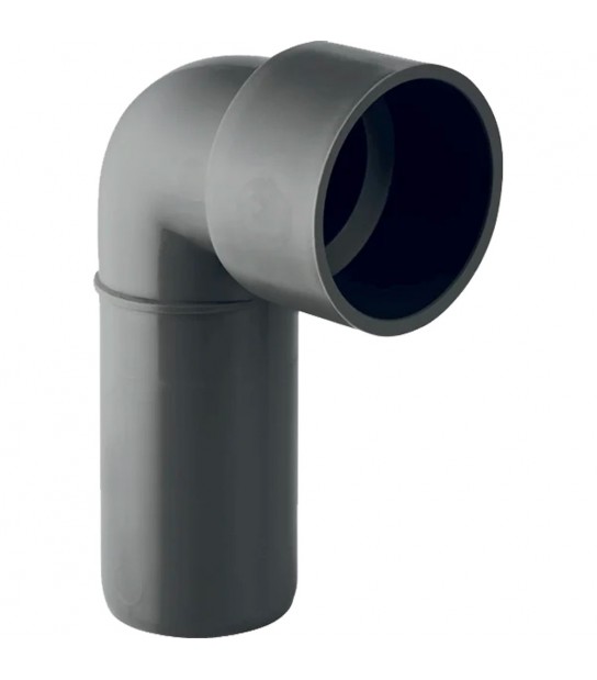 Curva Tecnica 90° A Innesto Per Sifone In Pp-Hts Geberit D.40X46 Mm