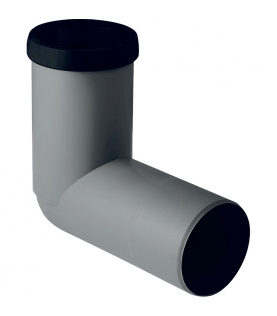 Curva Tecnica 90° Prolungata Per Wc A Pavimento In Pp-Hts Geberit D.110 Mm