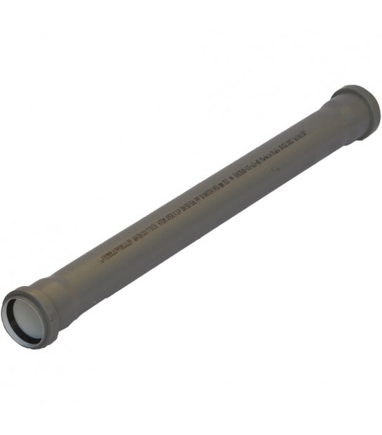 Tubo A Innesto Bamplast Pp-Tech D.50 Con 2 Bicchieri 2000 Mm