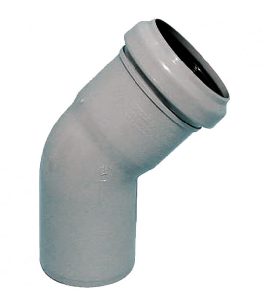 Curva A Innesto D.75 Bamplast Pp-Tech 45°