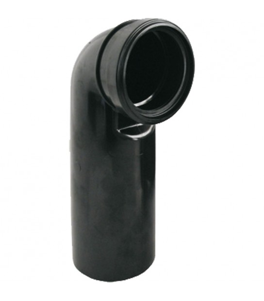 Curva Tecnica 90° A Innesto Per Vaso Sospeso Con Guarnizione D.90 Mm