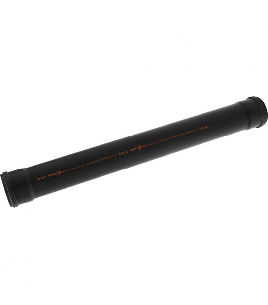 Tubo Di Scarico Phonoblack D.100 A 2 Bicchieri 300 Cm