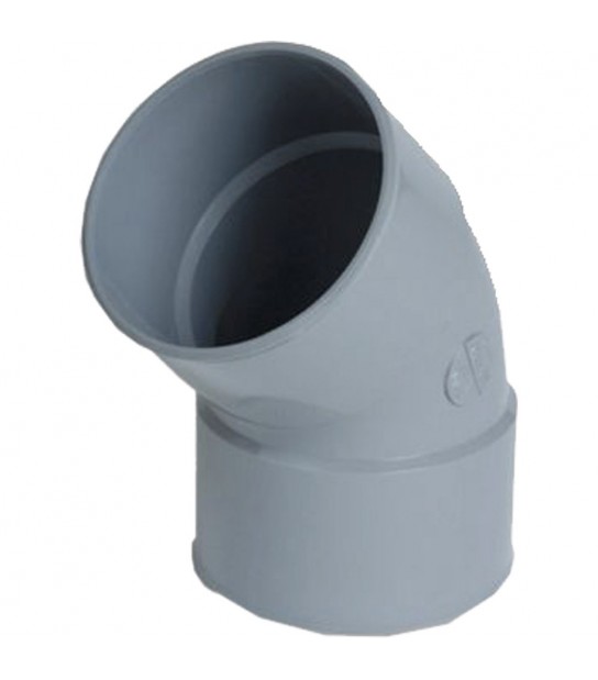 Curva 45° In Pvc Me Ad Incollaggio Femmina/Femmina D.100 Mm