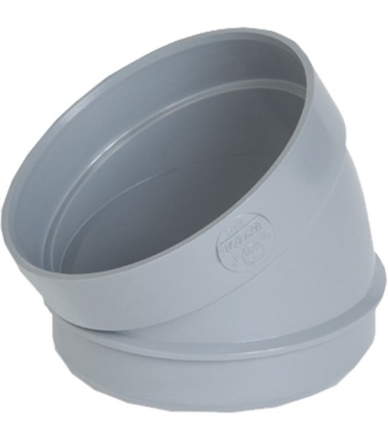 Curva A Gomito 30° In Pvc Me Ad Incollaggio Maschio/Femmina D.100 Mm