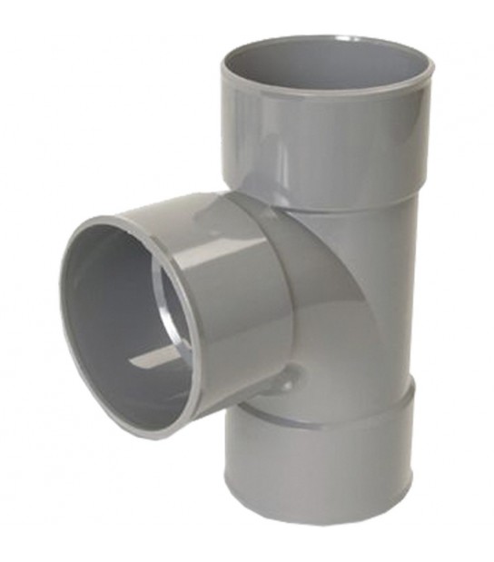 Tee 87,30° Femmina Derivazione A Largo Raggio Ad Incollaggio Nicoll D.32 Mm