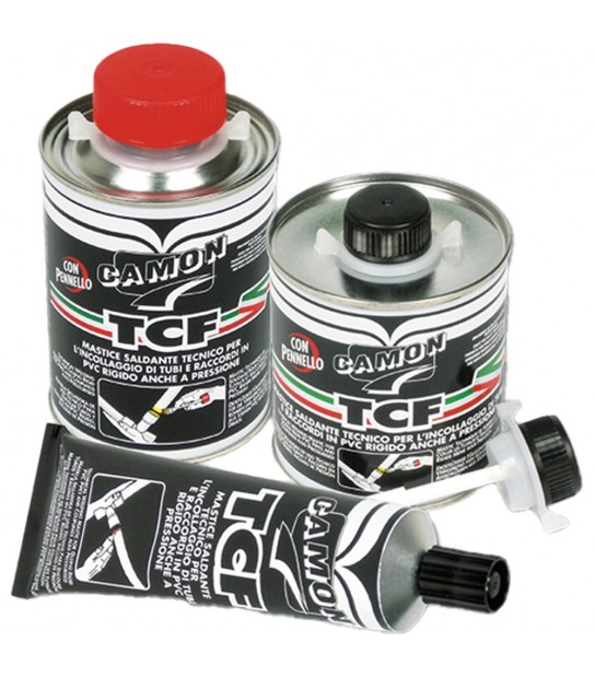 Adesivo Saldante Rapido Per Pvc Tcf Barattolo Gr.500 + Pennello