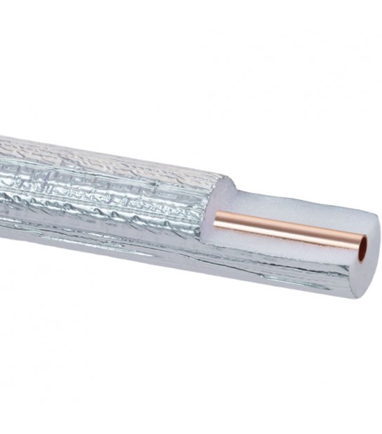 Tubo Rame Rivestito Per Condizionamento Idealstar Silver 1 In Rotolo D.9,52 X 1 Mm - 3/8