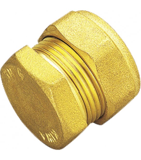 Terminale Per Raccordi A Compressione Con Ogiva In Ottone Tiemme D.22 Mm