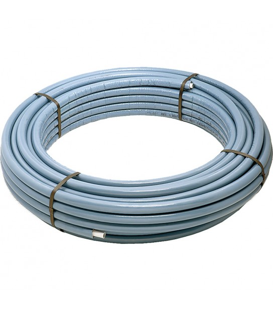 Tubo Multistrato Rivestito Azzurro Per Acqua Flex All Unidelta D.32 X Sp.3,0 - Mt.25